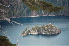 Ostrov na jezeře Tahoe, Emerald Bay.