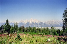 Dobré ráno u pohoří Grand Teton.