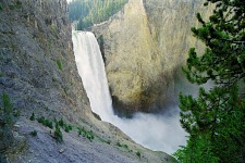 Yellowstone Falls up close.