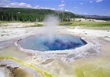 A round geyser.