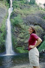 Carol in Columbia Gorge.