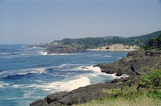 Rocky Oregon coast.