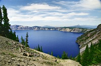 A quiet surface of the eastern end of the lake