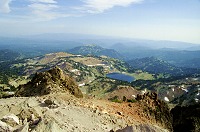 Helena Lake from Lassen Peak