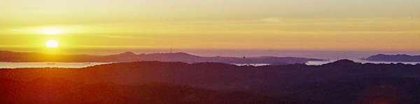 Sunset over San Francisco Bay