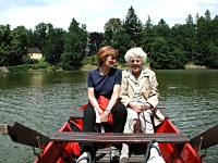 on a boat