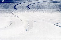 Detail of a glacier