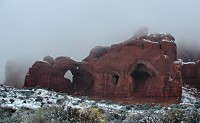 Double Arch in a cloud