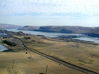 Dam on Columbia River, WA/OR