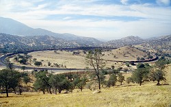 Famous railroad loop near Tehachapi