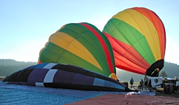 Phases of birth of a balloon