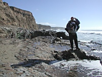 Tommy at the ocean