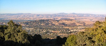 A view from Quicksilver to Mt. Hamilton