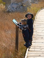 Interpretive trail near Mono Lake tufa