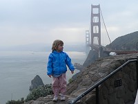 Lisa near Golden Gate