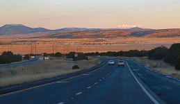 San Francisco Mountains on the horizon