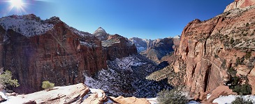 A view to Zion Canyon