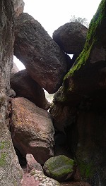 On a hike in Pinnacles