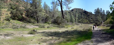 Our ideal spot in Old Pinnacles