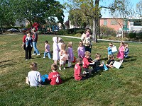 Neighborhood egg hunt