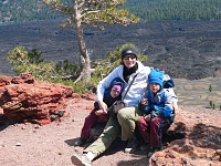 Strong wind on top of Cinder Cone