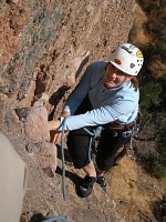 Carol at Pinnacles