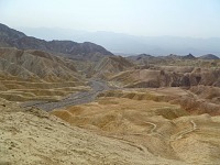 Na Zabriskie Point byla vidět řeka.