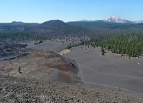 Lassen Peak a duny.