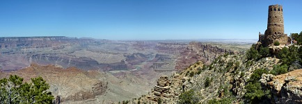 Vyhlídka na jihovýchodního okraje Grand Canyonu. Vyhlídka na jihovýchodního okraje Grand Canyonu.