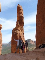 Rodina ve Vortexu, Cathedral Rock, Sedona, Arizona. Rodina ve Vortexu, Cathedral Rock, Sedona, Arizona.
