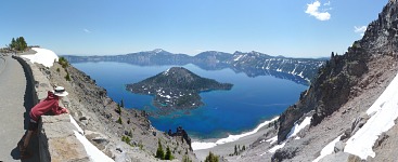 Panorama Crater Lake.