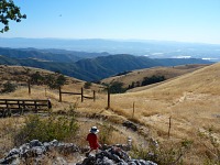 Vyhlídka z Fremont Peak. Vyhlídka z Fremont Peak.