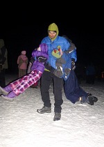 Pavel a děti se nudí při čekání na ohňostroj. Pavel a děti se nudí při čekání na ohňostroj.