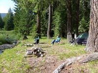 Naše oblíbené místo u záhybu potoka v jižním Oregonu. Naše oblíbené místo u záhybu potoka v jižním Oregonu.