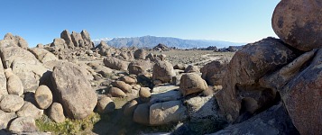 Panorama Cukrárny v Alabama Hills. Panorama Cukrárny v Alabama Hills.