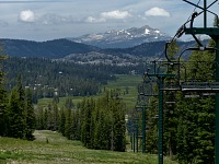 Sedačková lanovka Snowkirk na Kirkwoodu.