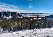 The view reminds one strongly of California's Heavenly.