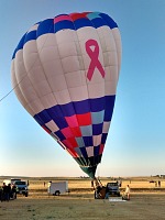 Wind did not let the balloons inflate properly, and take-offs were somewhat dramatic.