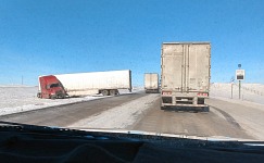 Interstate 80 je taková sázka do loterie - zda projedete či nikoliv. Interstate 80 je taková sázka do loterie - zda projedete či nikoliv.