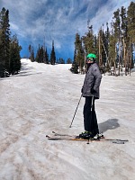 O tři dny později ale bylo lyžování hnusně jarní. O tři dny později ale bylo lyžování hnusně jarní.