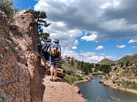 Vicky & Holger na cestičce "Cliffhanger". Vicky & Holger na cestičce "Cliffhanger".