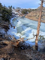 Sidův pěší výlet kolem Crystal Reservoir.