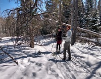 Za Jamesovy asistence se nám podařilo vytáhnout na běžky i Lisu. Za Jamesovy asistence se nám podařilo vytáhnout na běžky i Lisu.