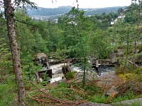 Rybí žebříky na řece Jørpelandselva.