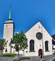 Bergen: historický kostel Korskirken.