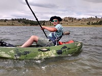 Na kajaku s Tomem.