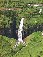 Glacier, MT: Ledovce stále tají